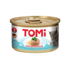 TOMi Kitten Mousse with Salmon Мусс ЛОСОСЬ корм для котят 85 г (166680)